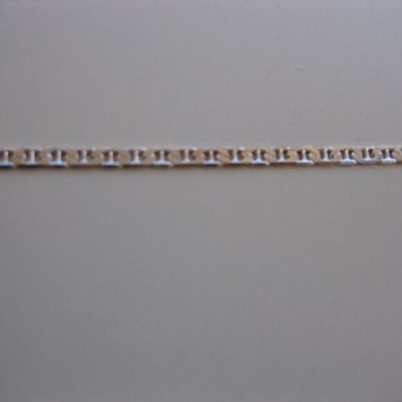 Sterling Silver Anklet-Marine Chain .925 - Picture 1 of 5